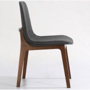 Eiffle Wood Fabric Side Chair