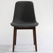 Eiffle Wood Fabric Side Chair