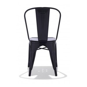 Industrial Black Metal Chair